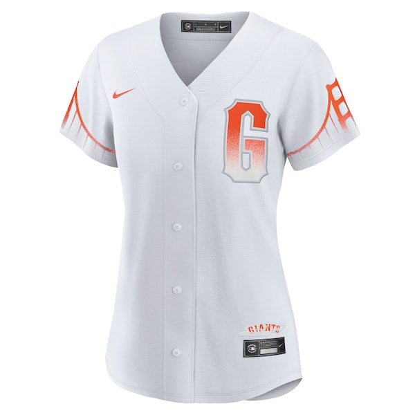 San Francisco Giants Nike Women's City Connect Replica Jersey - White - Image 2