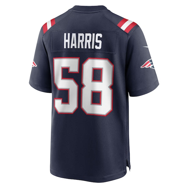 Marcus Harris New England Patriots Nike Team Game Jersey - Navy - Image 3