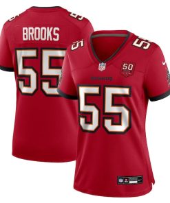 Derrick Brooks Tampa Bay Buccaneers Nike Women's 50th Anniversary Team Game Jersey - Red/Creamsicle