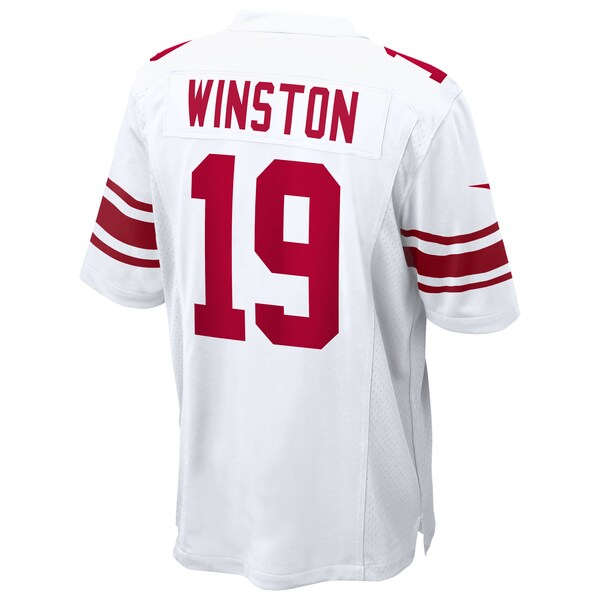 Jameis Winston New York Giants Nike Game Jersey - White/Red - Image 4
