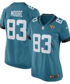 Jaylon Moore Jacksonville Jaguars Nike Women's Game Player Jersey - Teal