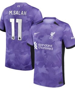 Mohamed Salah Liverpool Nike 2023/24 Third Stadium Replica Player Jersey - Purple