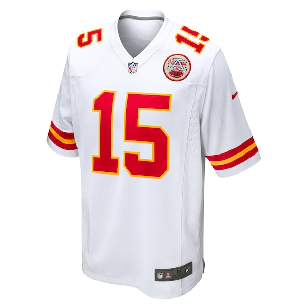 Patrick Mahomes Kansas City Chiefs Nike Game Jersey - White/Red - Image 3