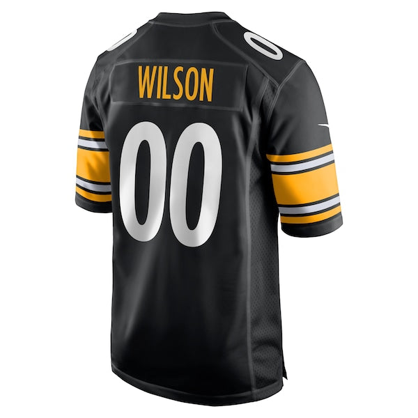 Roman Wilson Pittsburgh Steelers Nike 2024 NFL Draft Game Player Jersey - Black - Image 3