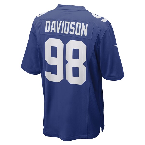 D.J. Davidson New York Giants Nike Game Player Jersey - Royal - Image 3