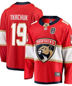Matthew Tkachuk Florida Panthers  2025 Stanley Cup Final Home Breakaway Player Jersey - Red
