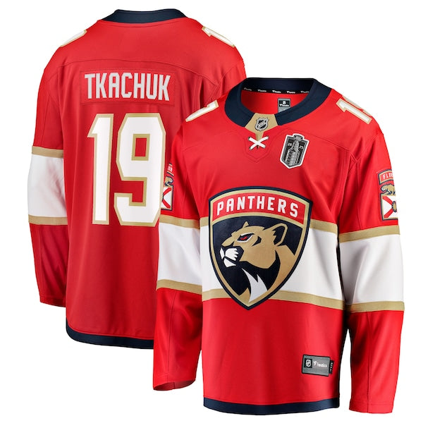 Matthew Tkachuk Florida Panthers 2025 Stanley Cup Final Home Breakaway Player Jersey - Red