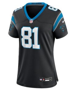 Alternative view of Hayden Hurst Carolina Panthers Nike Women's Team Game Jersey - Black