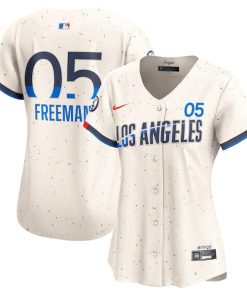 Freddie Freeman Los Angeles Dodgers Nike Women's 2024 City Connect Limited Player Jersey - Cream