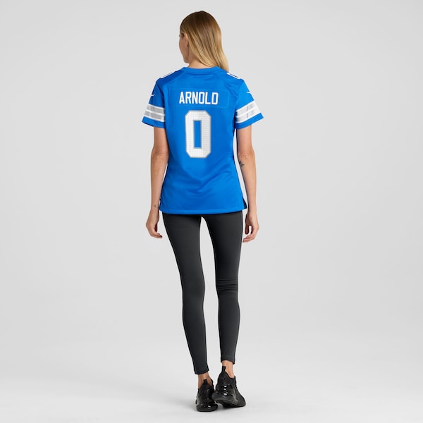 Terrion Arnold Detroit Lions Nike Women's Team Game Jersey - Blue - Image 5