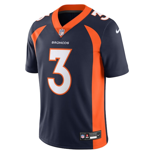 Russell Wilson Denver Broncos Nike Vapor Untouchable Limited Jersey - Navy/Orange/White - Image 3