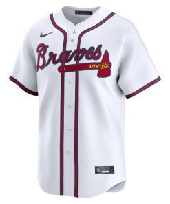 Alternative view of Spencer Strider Atlanta Braves Nike Home Limited Player Jersey - White