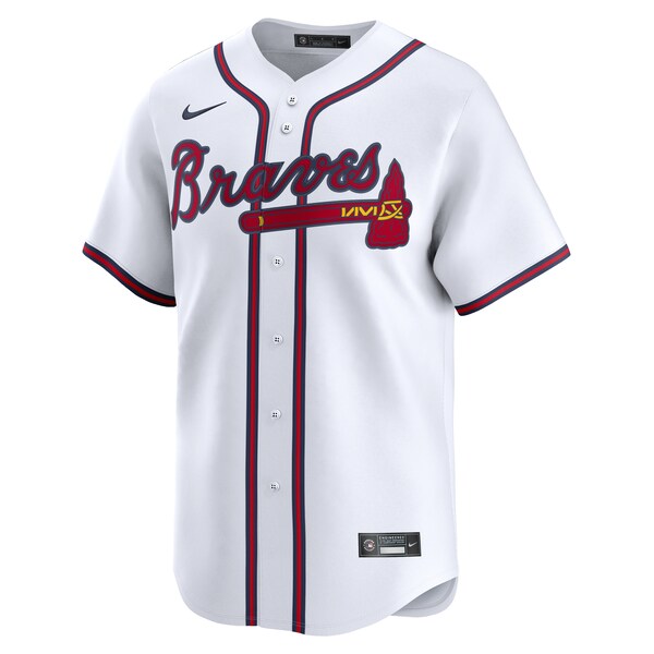 Spencer Strider Atlanta Braves Nike Home Limited Player Jersey - White - Image 2