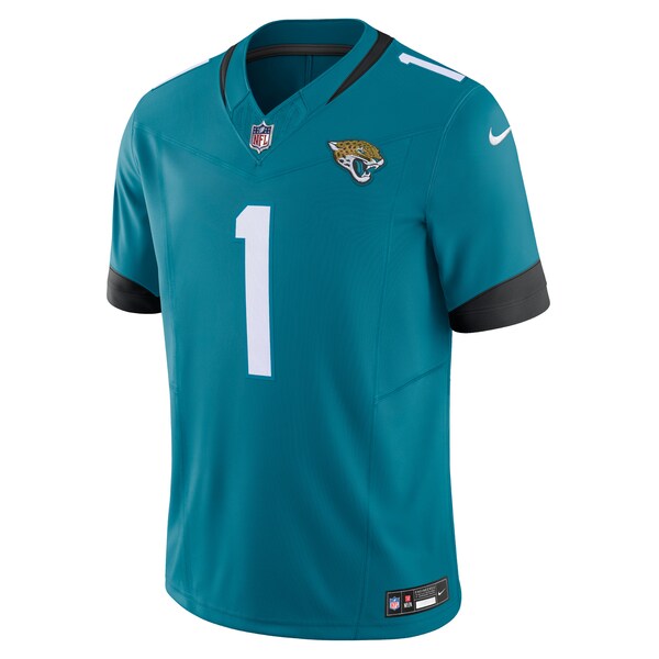 Travis Etienne Jacksonville Jaguars Nike Vapor F.U.S.E. Limited Jersey - Teal - Image 2