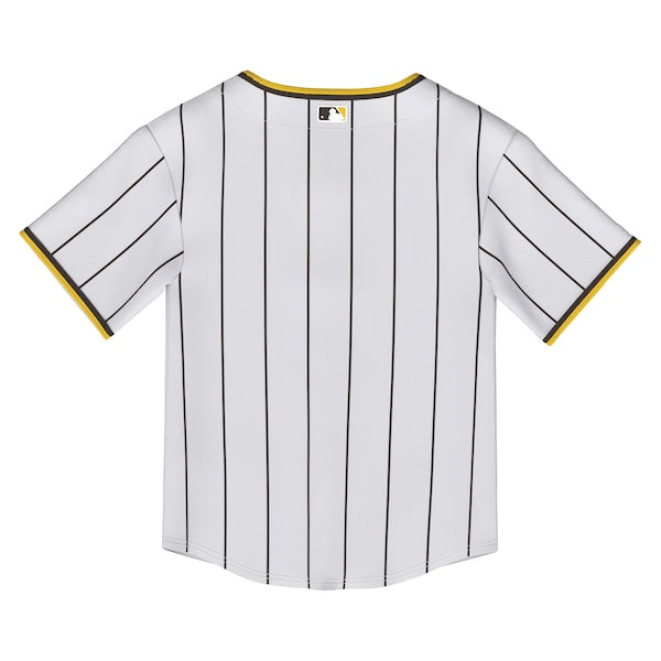 San Diego Padres Toddler Home Replica Jersey - White - Image 3