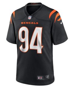 Alternative view of Sam Hubbard Cincinnati Bengals Nike Player Game Jersey - Black