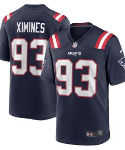 Oshane Ximines New England Patriots Nike  Game Jersey -  Navy