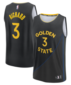 Will Richard Golden State Warriors  Fast Break Replica Player Jersey - Statement Edition - Black