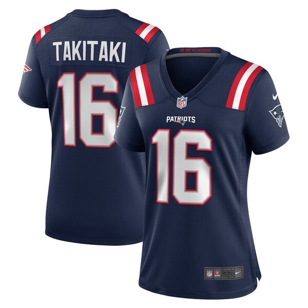 Sione Takitaki New England Patriots Nike Women's Game Jersey - Navy - Image 8