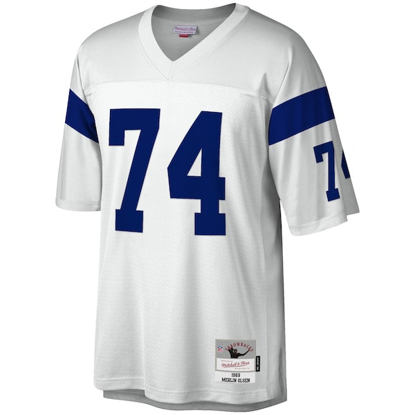 Merlin Olsen Los Angeles Rams Legacy Replica Jersey - White - Image 3