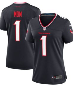Houston Texans Nike Women's #1 Mom Game Jersey - Navy