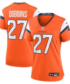 J.K. Dobbins Denver Broncos Nike Women's Team Game Jersey -  Orange