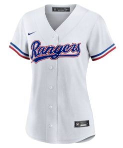 Alternative view of Wyatt Langford Texas Rangers Nike Women's Home Replica Jersey - White