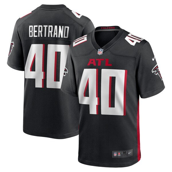 JD Bertrand Atlanta Falcons Nike Team Game Jersey - Black - Image 2