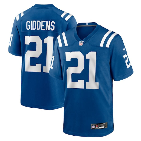DJ Giddens Indianapolis Colts Nike Team Game Jersey - Royal