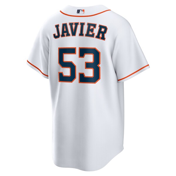 Cristian Javier Houston Astros Nike Home Replica Jersey - White - Image 3