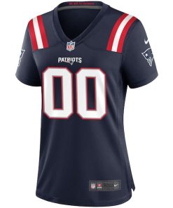 Alternative view of New England Patriots Nike Women's Custom Game Jersey - Navy