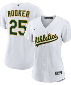 Brent Rooker Athletics Nike Women's Home Replica Jersey  - White