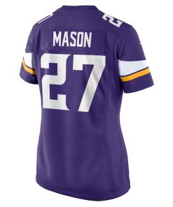 Alternative view of Jordan Mason Minnesota Vikings Nike Women's Team Game Jersey -  Purple