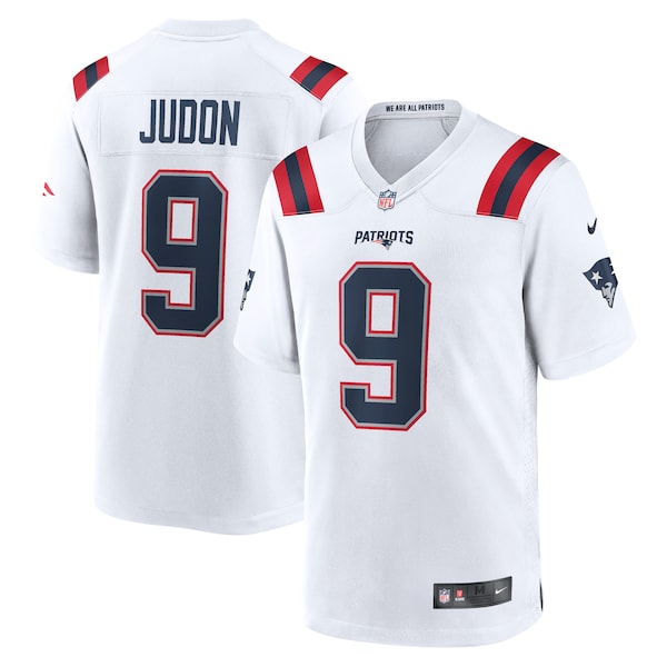Matthew Judon New England Patriots Nike Game Jersey - White/Red - Image 2