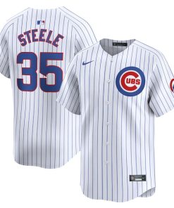 Justin Steele Chicago Cubs Nike Home Limited Player Jersey - White
