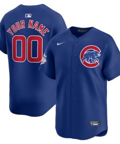 Chicago Cubs Nike  Alternate Limited Custom Jersey?¨C Royal