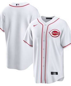 Cincinnati Reds Nike Home Blank Replica Jersey - White