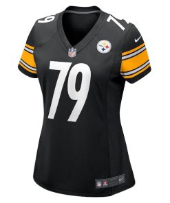 Alternative view of Renell Wren Pittsburgh Steelers Nike Women's  Game Jersey -  Black