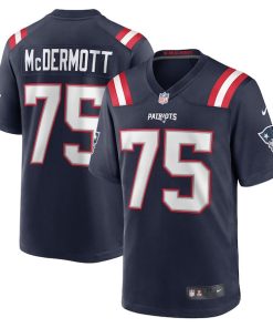 Conor McDermott New England Patriots Nike Home Game Player Jersey - Navy