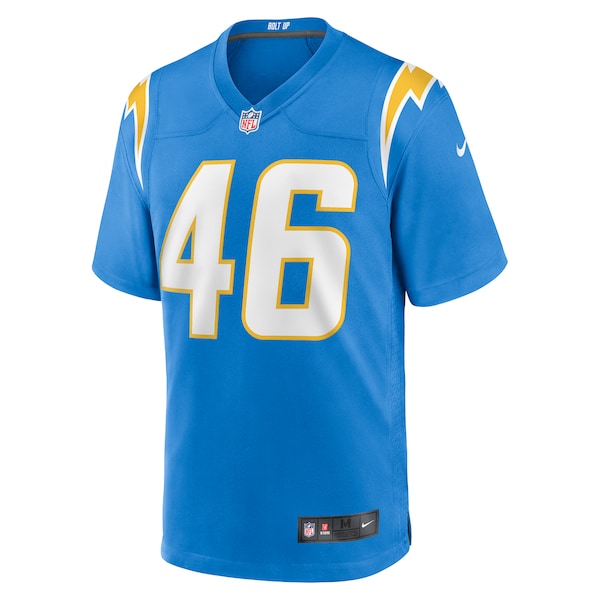 Zander Horvath Los Angeles Chargers Nike Game Jersey - Powder Blue - Image 2