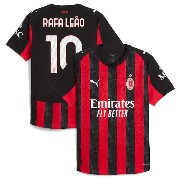 Rafael Le?o AC Milan Puma 2025/26 Home Authentic Player Jersey - Red