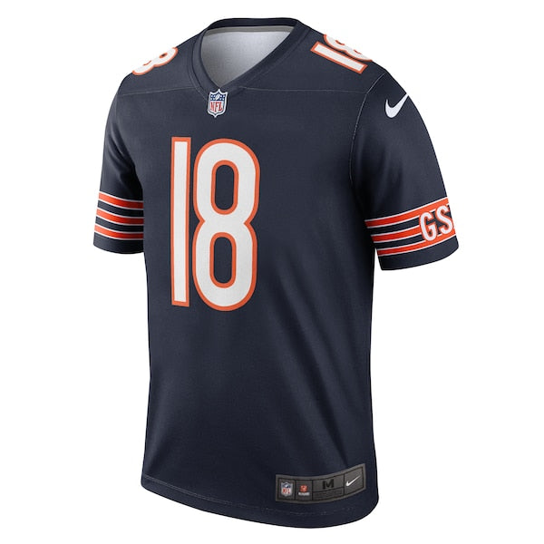 Caleb Williams Chicago Bears Nike Team Legend Player Performance Top - Navy/Orange - Image 3