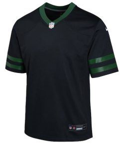 Alternative view of New York Jets Nike Youth Alternate Custom Game Jersey - Black