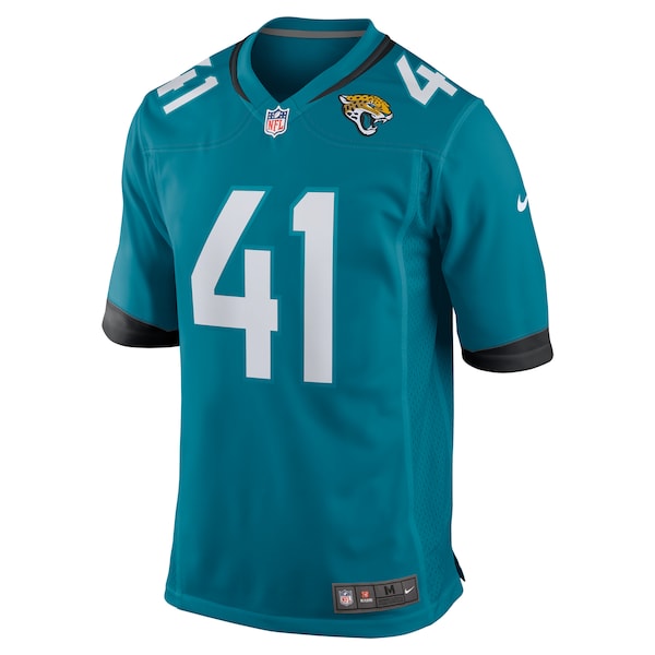 Josh Hines-Allen Jacksonville Jaguars Nike Player Game Jersey - Teal - Image 3