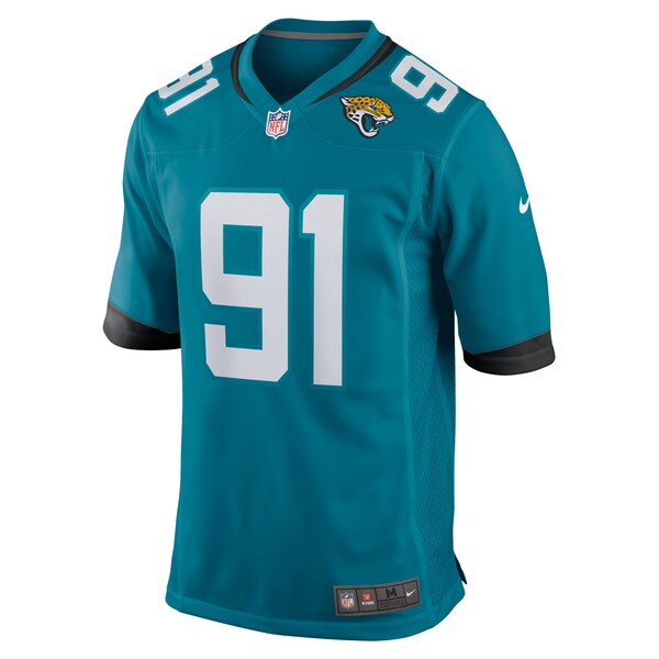 Dawuane Smoot Jacksonville Jaguars Nike Game Jersey - Teal - Image 2
