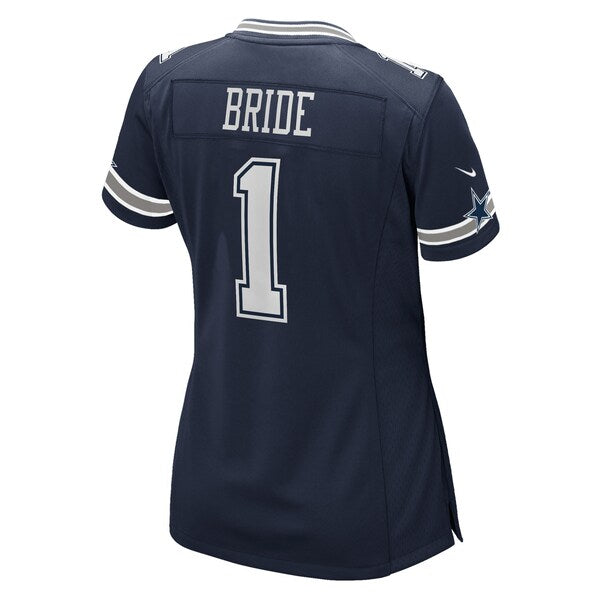 Number 1 Bride Dallas Cowboys Nike Women's Game Jersey - Navy - Image 3