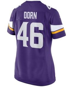 Alternative view of Myles Dorn Minnesota Vikings Nike Women's Game Jersey - Purple