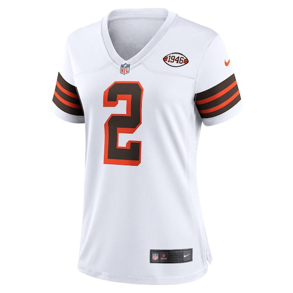 Amari Cooper Cleveland Browns Nike Women's Alternate Game Jersey - White/Brown - Image 5