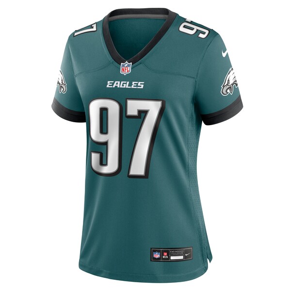 Moro Ojomo Philadelphia Eagles Nike Women's Team Game Jersey - Midnight Green - Image 3