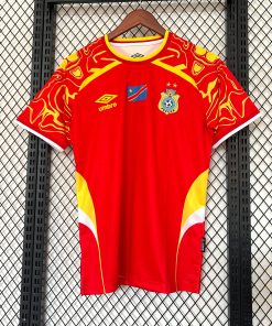 Democratic Republic of the Congo National Team Umbro 2026 Home Jersey - Blue / Red / Yellow